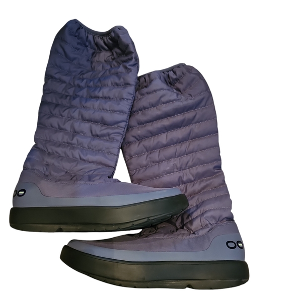 OOFOS Women's Oomg gray Boot  Lightwght - Picture 1 of 7